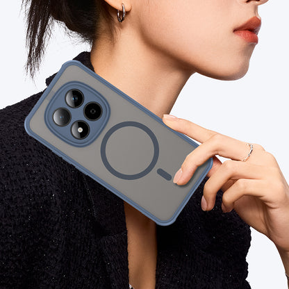 Калъф MagSafe за Xiaomi Redmi Note 15 Pro 5G, Techsuit, HaloFrost II, Тъмносин