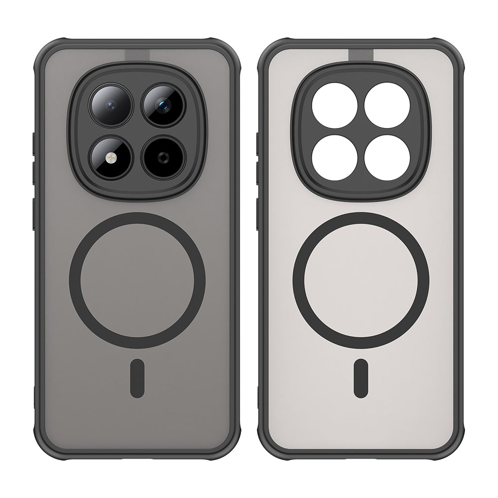 Калъф MagSafe за Xiaomi Redmi Note 15 Pro 5G, Techsuit, HaloFrost II, Черен