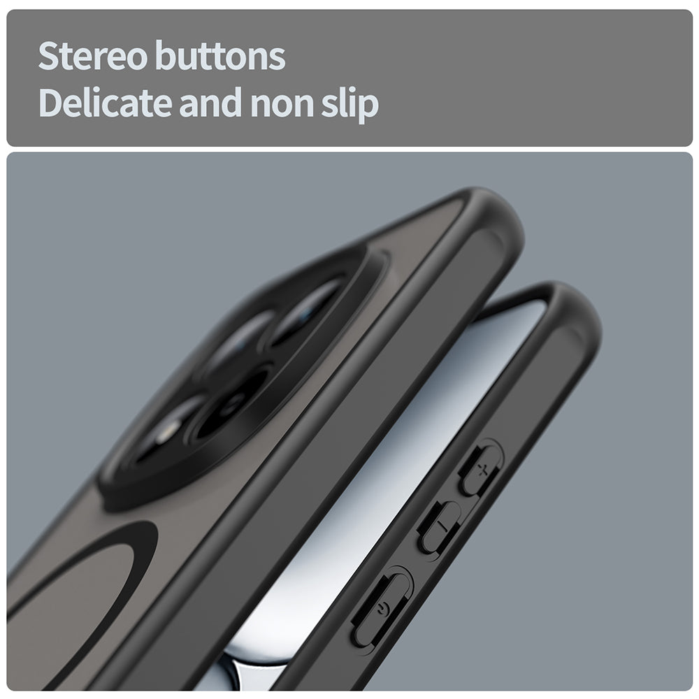 Калъф MagSafe за Xiaomi Redmi Note 15 Pro 5G, Techsuit, HaloFrost II, Черен