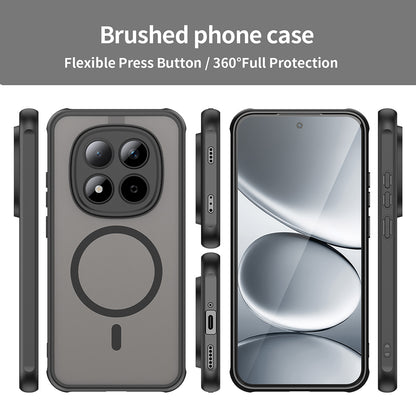 Калъф MagSafe за Xiaomi Redmi Note 15 Pro 5G, Techsuit, HaloFrost II, Черен