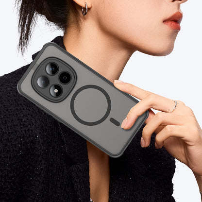 Калъф MagSafe за Xiaomi Redmi Note 15 Pro 5G, Techsuit, HaloFrost II, Черен