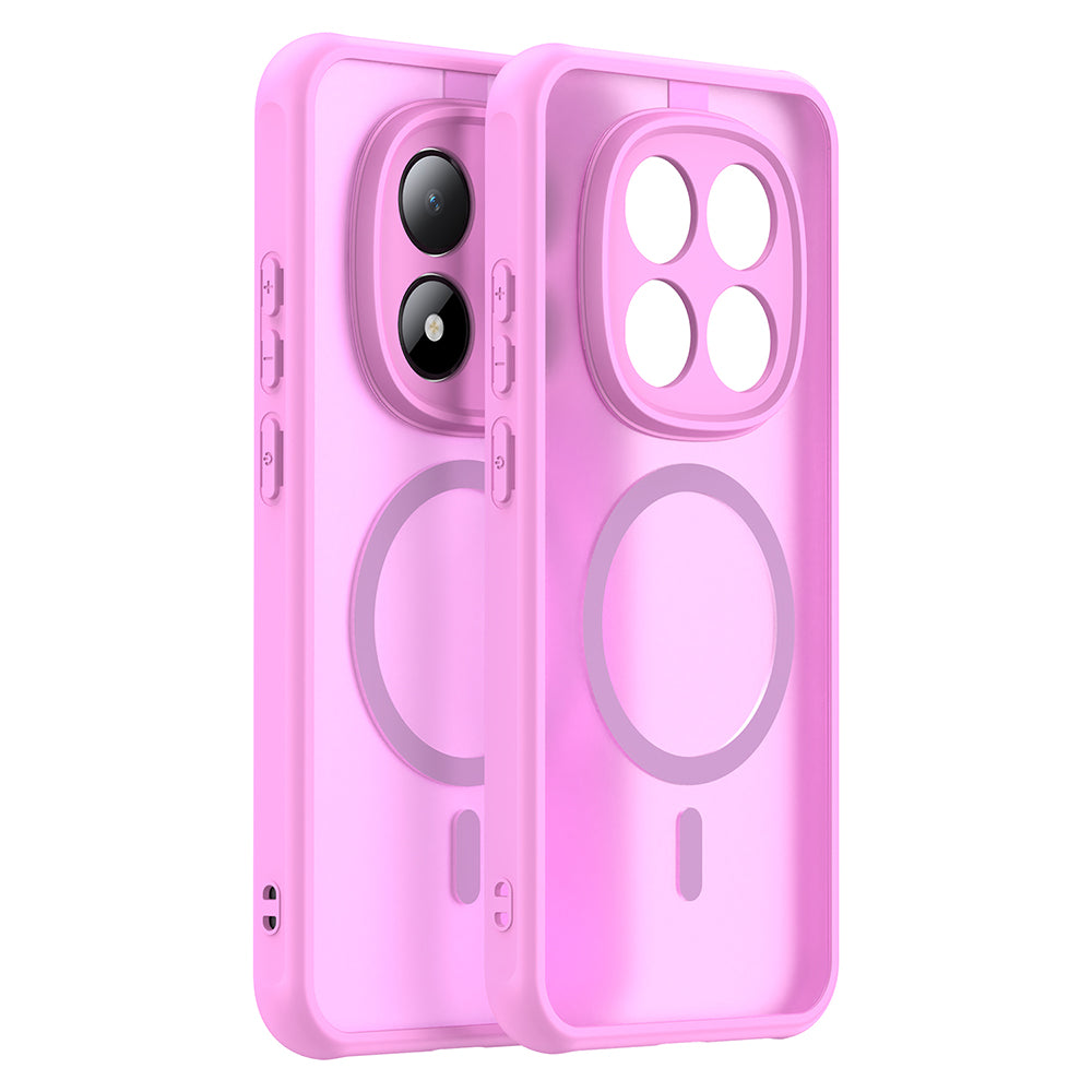 Калъф MagSafe за Xiaomi Redmi Note 15 Pro 5G, Techsuit, HaloFrost II, Розов