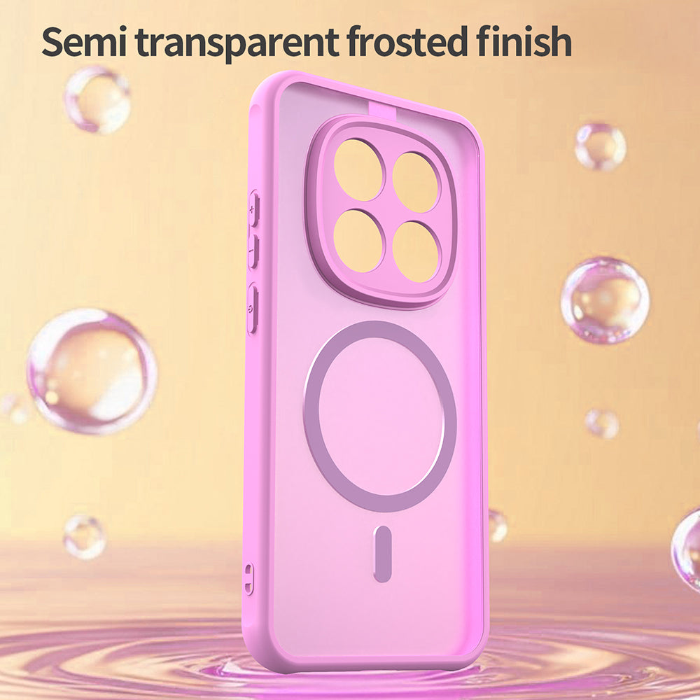 Калъф MagSafe за Xiaomi Redmi Note 15 Pro 5G, Techsuit, HaloFrost II, Розов