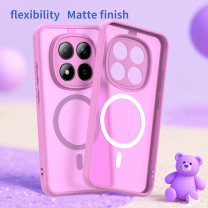 Калъф MagSafe за Xiaomi Redmi Note 15 Pro 5G, Techsuit, HaloFrost II, Розов