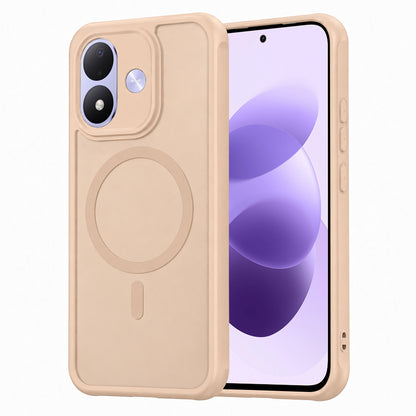 Калъф MagSafe за Xiaomi Redmi Note 17 4G / Note 17 5G, Techsuit, HaloFrost II, златисто сияние