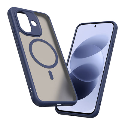 Калъф MagSafe за Xiaomi Redmi Note 17 4G / Note 17 5G, Techsuit, HaloFrost II, тъмносиньо
