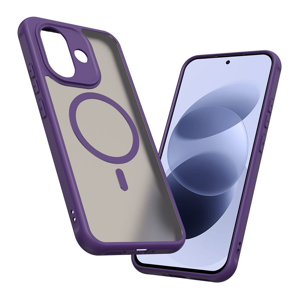 MagSafe Case for Xiaomi Redmi Note 17 4G / Note 17 5G, Techsuit, HaloFrost II, Purple
