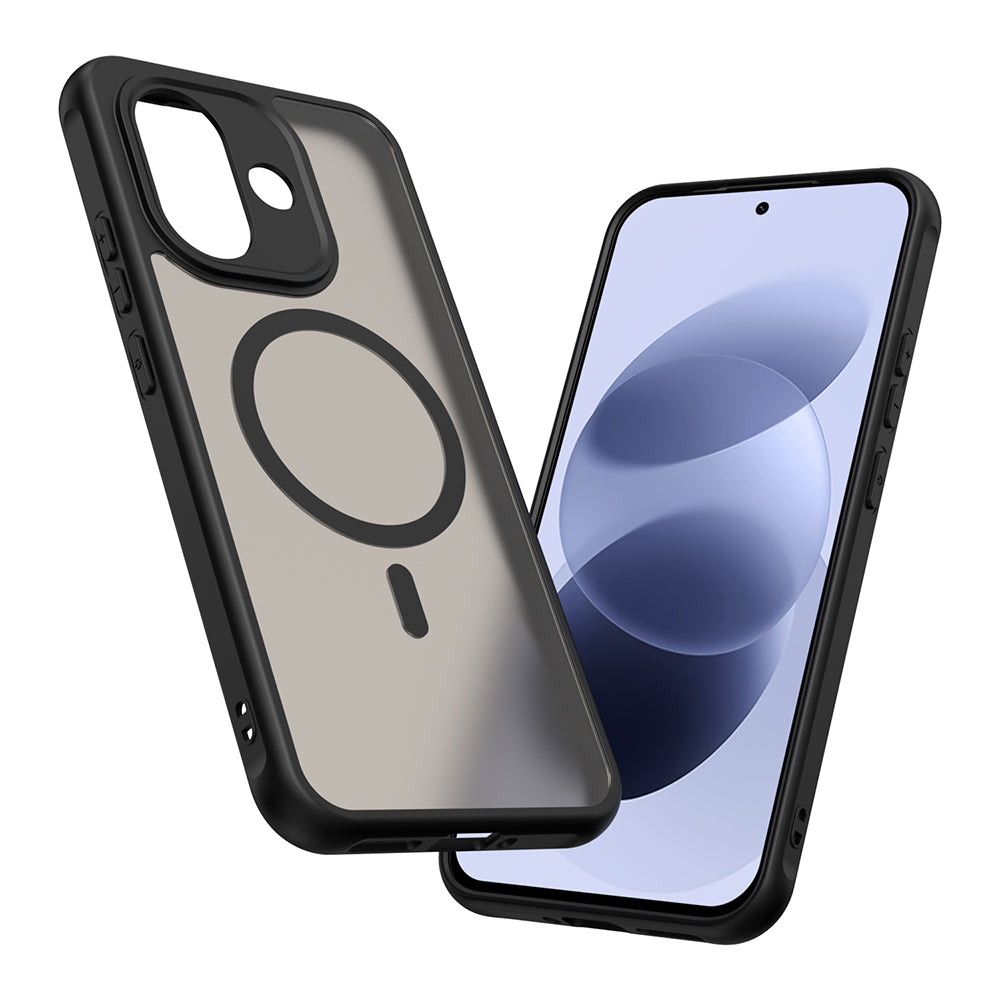 Калъф MagSafe за Xiaomi Redmi Note 17 4G / Note 17 5G, Techsuit, HaloFrost II, черен