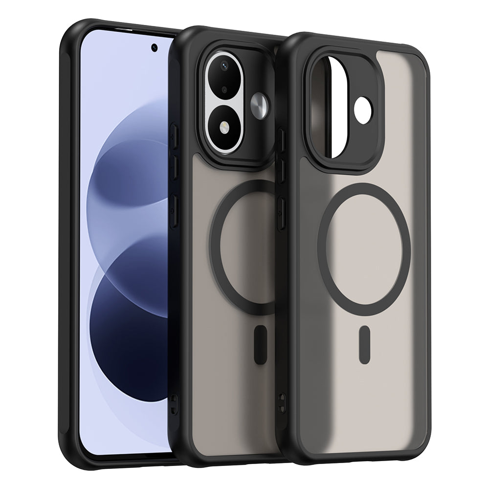 Калъф MagSafe за Xiaomi Redmi Note 17 4G / Note 17 5G, Techsuit, HaloFrost II, черен