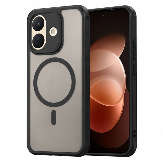 Калъф MagSafe за Xiaomi Redmi Note 17 Pro, Techsuit, HaloFrost II, черен