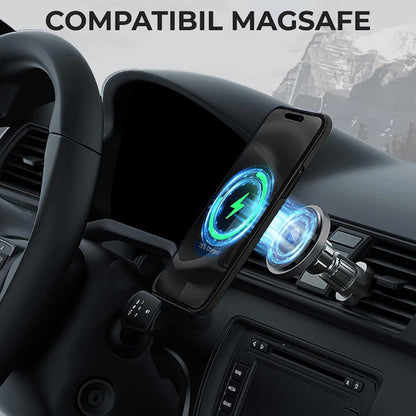 Калъф MagSafe за Apple iPhone 17 Pro Max, Techsuit, Арамидна влакна, Черен