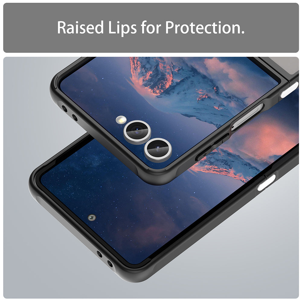MagSafe калъф за Samsung Galaxy Z Flip7 F766, Techsuit, HaloFrost II, Черен