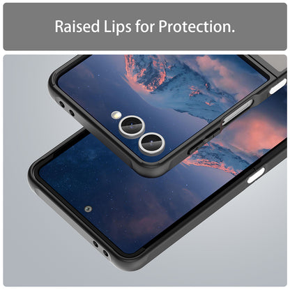 MagSafe калъф за Samsung Galaxy Z Flip7 F766, Techsuit, HaloFrost II, Черен