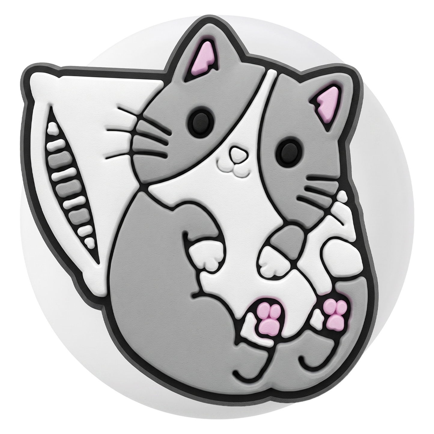 Калъф OEM Cat за Apple AirTag, комплект от 3 броя, многоцветен
