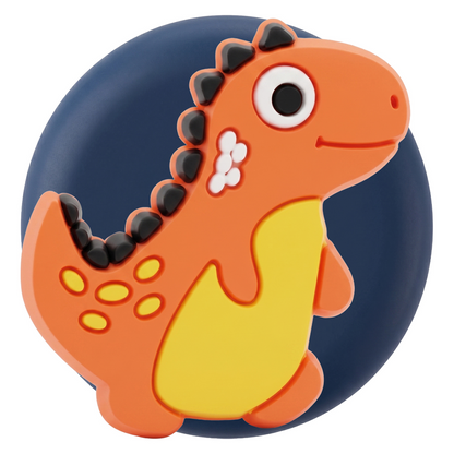 Калъф OEM Dinosaur за Apple AirTag, комплект от 3 броя, многоцветен