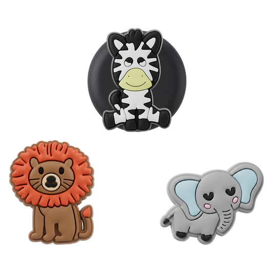 Калъф OEM Zoo за Apple AirTag, комплект от 3 броя, многоцветен