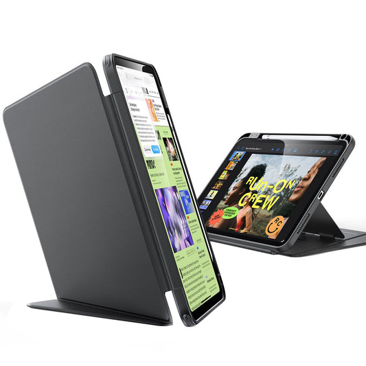 Калъф за Apple iPad (2025) / (2022), ESR, Flip Hybrid, Черен, Презапечатан