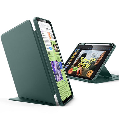 Калъф за Apple iPad (2025) / (2022), ESR, Flip Hybrid с държач за молив, Зелен