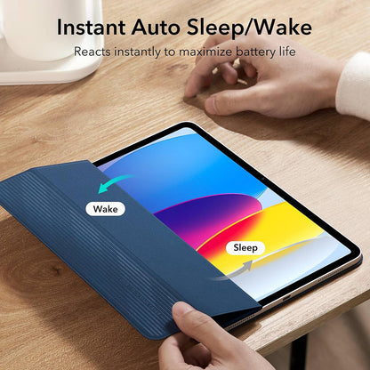 Case for Apple iPad (2025) / (2022), ESR, Rebound, Navy Blue