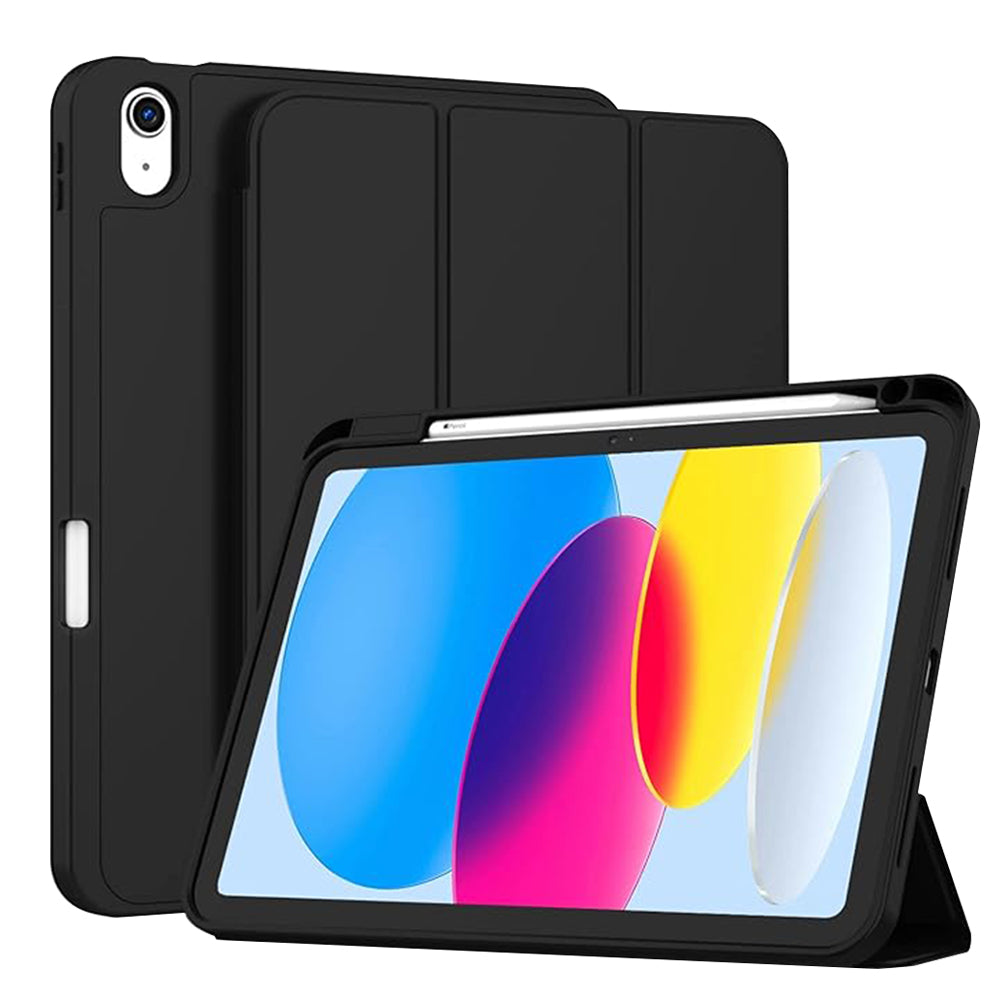 Калъф за Apple iPad (2025) / (2022), Techsuit, Flex Trifold, Черен