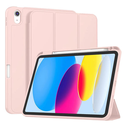 Калъф за Apple iPad (2025) / (2022), Techsuit, Flex Trifold, Розов