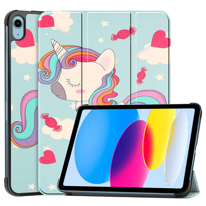 Калъф за Apple iPad (2025) / (2022), Techsuit, FoldPro Unicorn, Многоцветен
