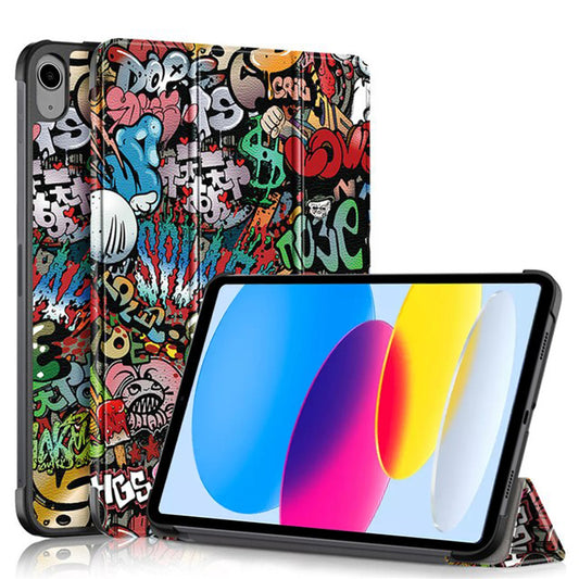 Калъф за Apple iPad (2025) / (2022), Techsuit, FoldPro Urban Vibe, Многоцветен
