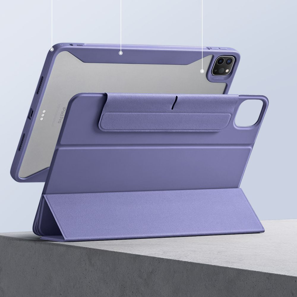 Case for Apple iPad Pro 13 (2024), ESR, Rebound Hybrid, Purple