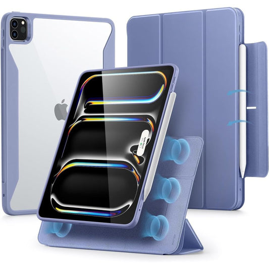 Калъф за Apple iPad Pro 13 (2024), ESR, Rebound Hybrid, Лилав