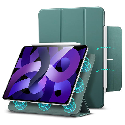 Калъф за Apple iPad Air 11 (2024) / Air (2022) / Air (2020) / Pro 11 (2018), ESR, Rebound, Сатенено зелен