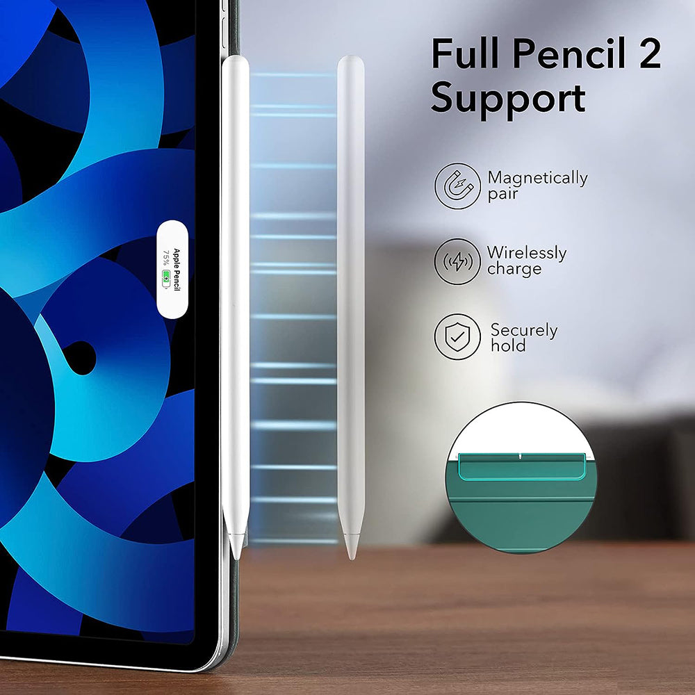 Калъф за Apple iPad Air 11 (2024) / Air (2022) / Air (2020) / Pro 11 (2018), ESR, Rebound, Сатенено зелен