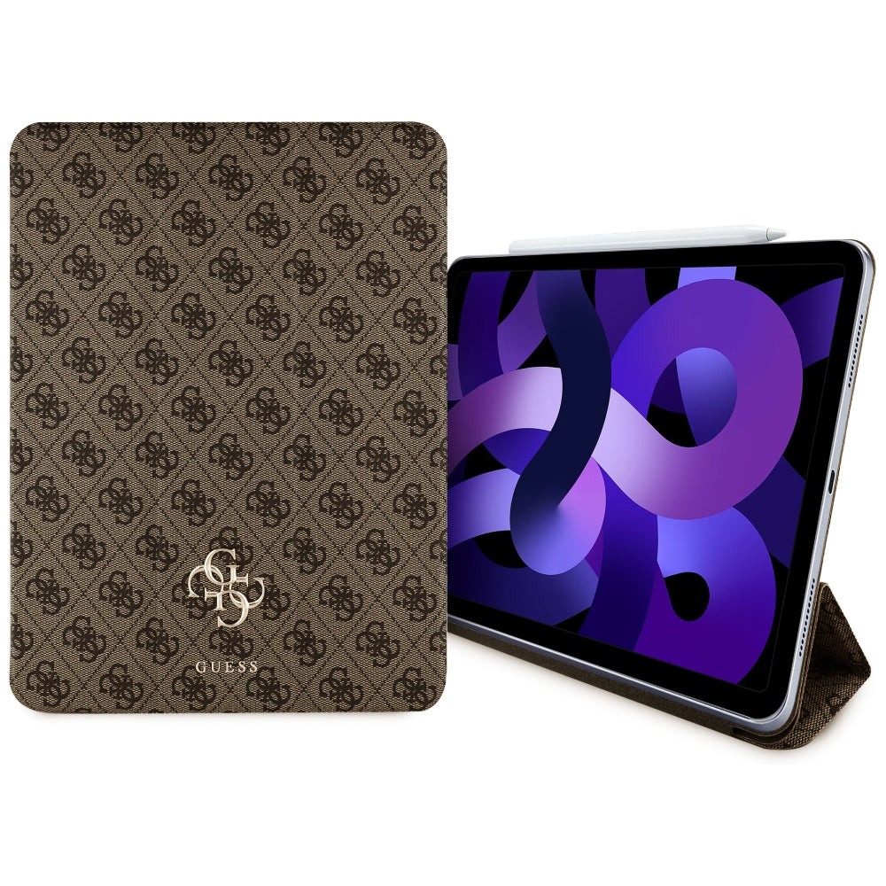 Калъф за Apple iPad Air 11 (2025) / Air 11 (2024), Guess, 4G Big Logo, Кафяв