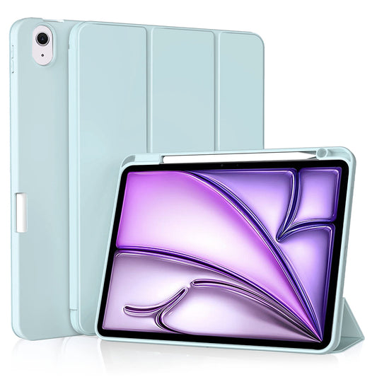 Калъф за Apple iPad Air 11 (2026) / iPad Air 11 (2025) / Air 11 (2024), Techsuit, Flex Trifold, Син