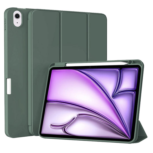 Калъф за Apple iPad Air 11 (2026) / iPad Air 11 (2025) / Air 11 (2024), Techsuit, Flex Trifold, Зелен