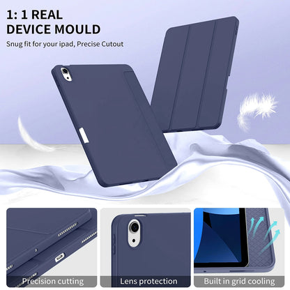 Калъф за Apple iPad Air 11 (2026) / iPad Air 11 (2025) / Air 11 (2024), Techsuit, Flex Trifold, Зелен