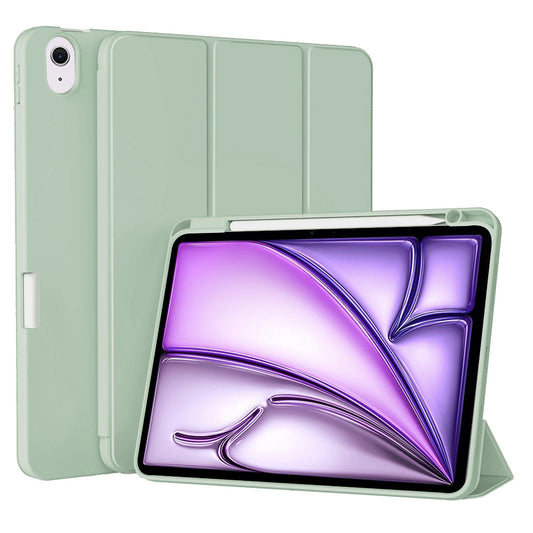 Калъф за Apple iPad Air 11 (2026) / iPad Air 11 (2025) / Air 11 (2024), Techsuit, Flex Trifold, Зелен Матча