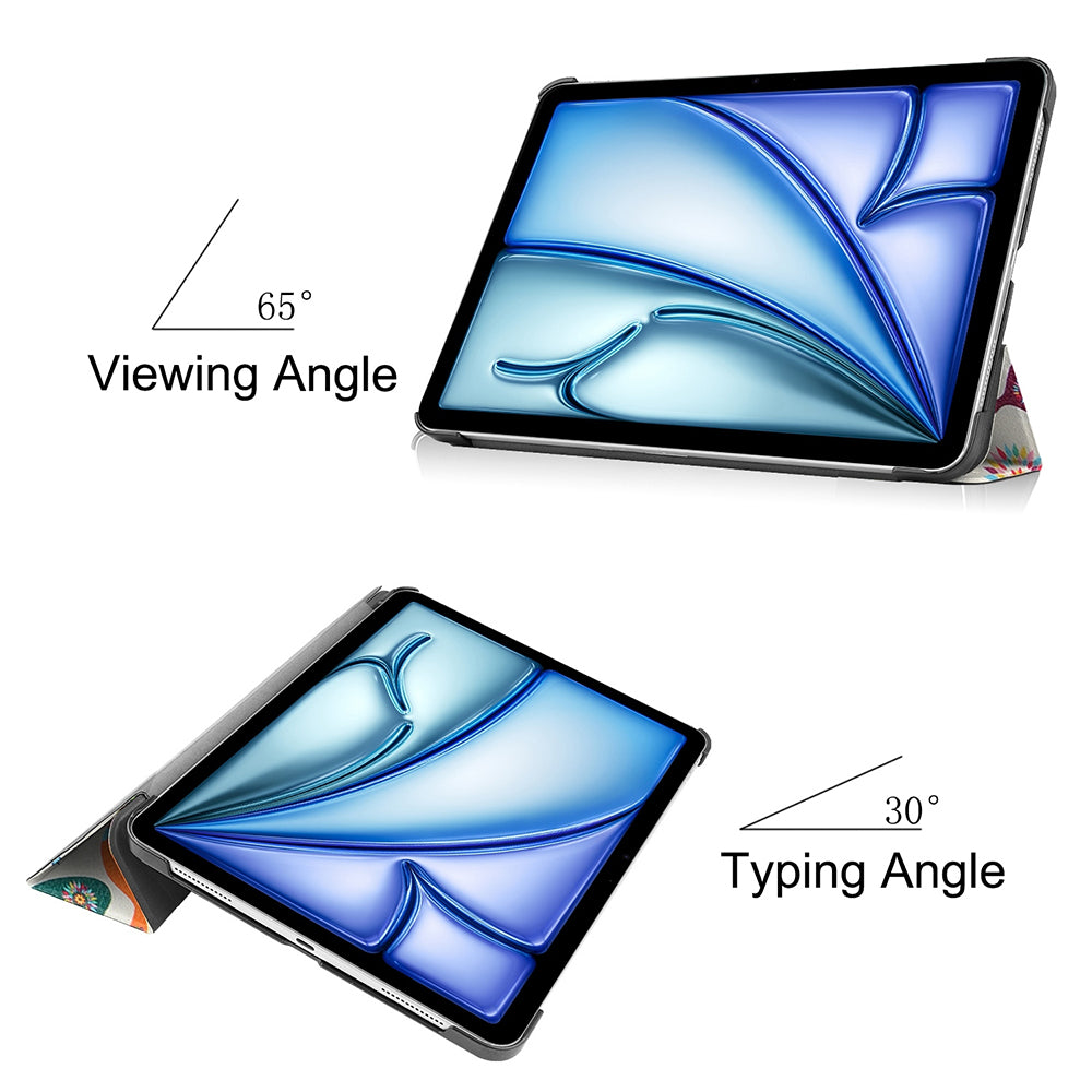 Калъф за Apple iPad Air 11 (2026) / iPad Air 11 (2025) / Air 11 (2024), Techsuit, FoldPro Butterfly, Многоцветен