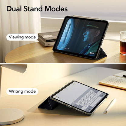 Калъф за Apple iPad Air 13 (2026) / Air 13 (2025) / Air 13 (2024), ESR, Ascend Trifold, Черен сатен