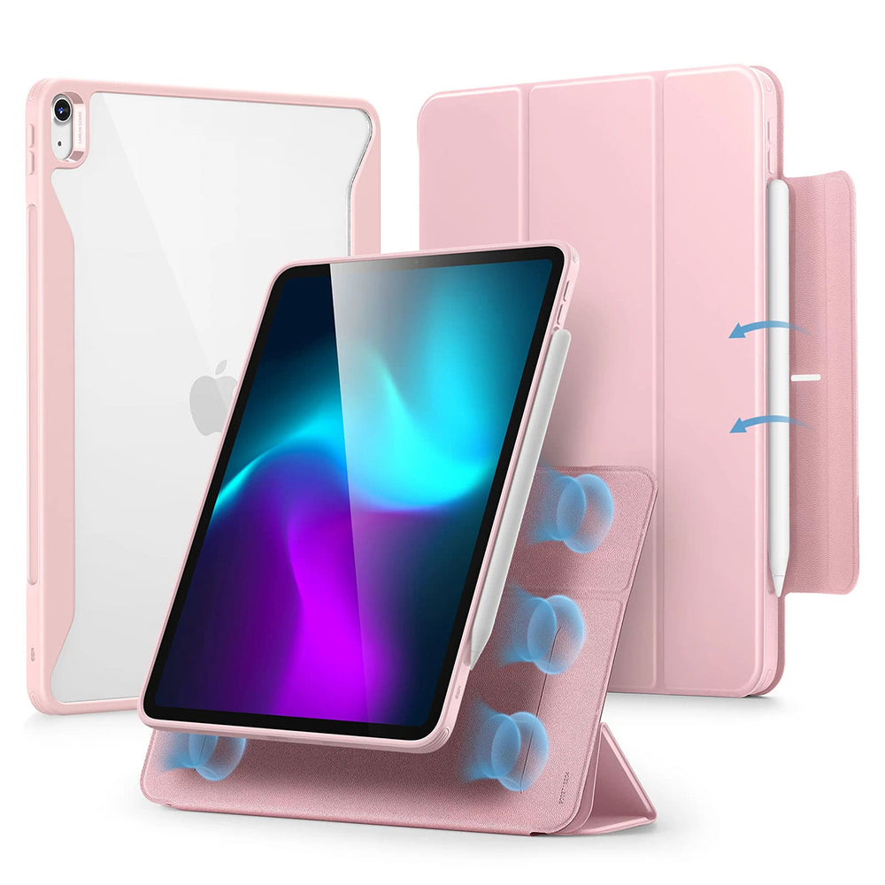 Калъф за Apple iPad Air 13 (2026) / Air 13 (2025) / Air 13 (2024), ESR, Rebound Hybrid, Розов
