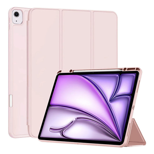 Калъф за Apple iPad Air 13 (2026) / Air 13 (2025) / Air 13 (2024), Techsuit, Flex Trifold, Розов