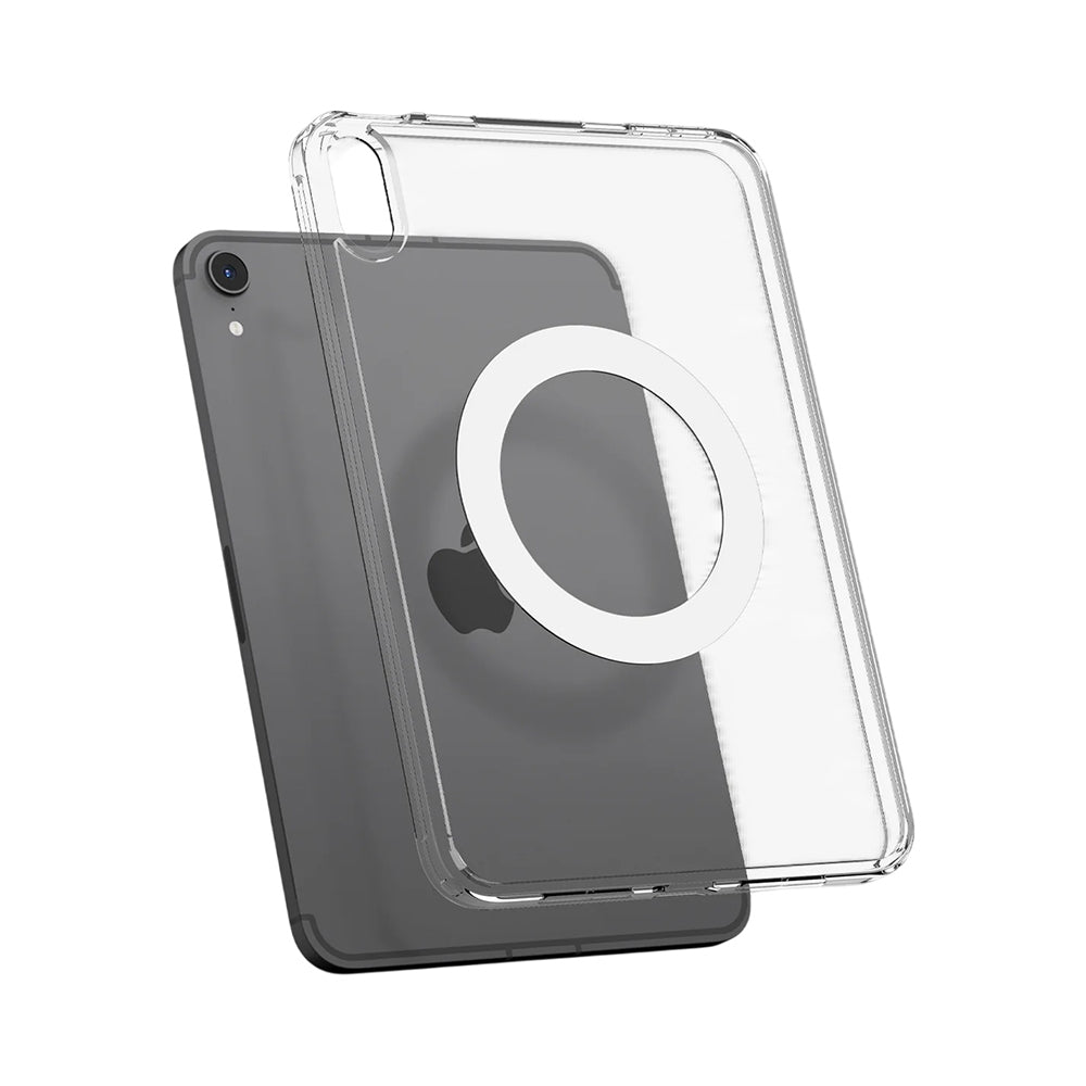 Case for Apple iPad mini 2024 / mini 2021, Spigen, Ultra Hybrid MagFit, Clear White ACS11623