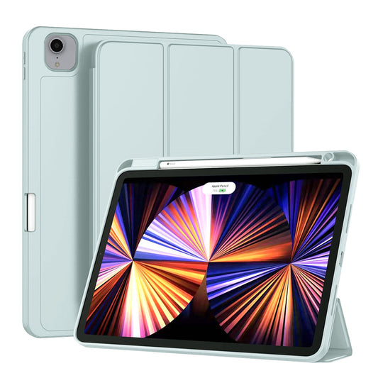 Калъф за Apple iPad Pro 11 (2022) / Pro 11 (2021) / Pro 11 (2020) / Pro 11 (2018), Techsuit, Flex Trifold, Син