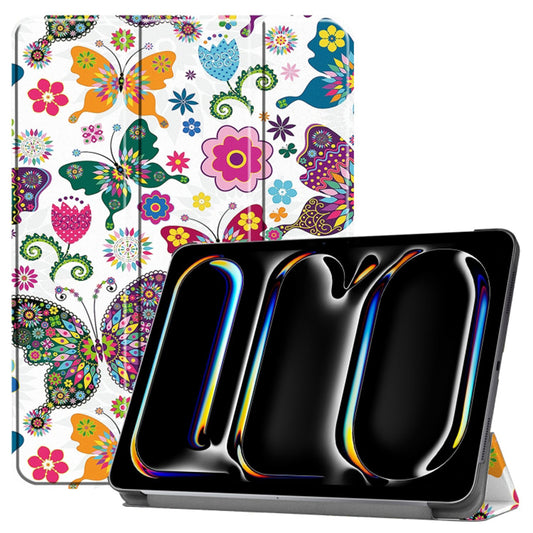 Калъф за Apple iPad Pro 11 (2024), Techsuit, FoldPro Butterfly, Многоцветен