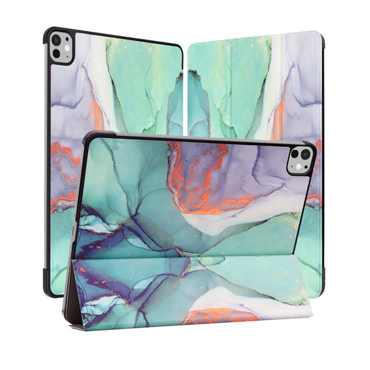 Калъф за Apple iPad Pro 11 (2024), Techsuit, FoldPro Green Time, Многоцветен