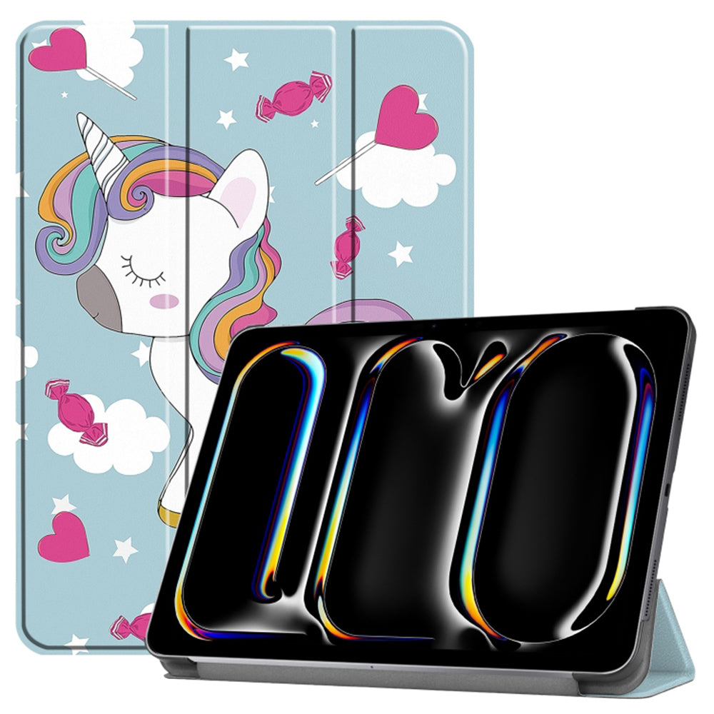 Калъф за Apple iPad Pro 11 (2024), Techsuit, FoldPro Unicorn, Многоцветен