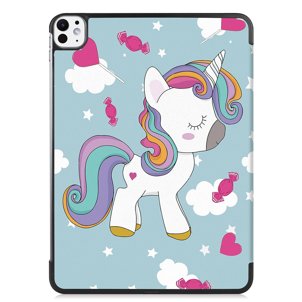 Калъф за Apple iPad Pro 11 (2024), Techsuit, FoldPro Unicorn, Многоцветен