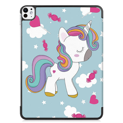 Калъф за Apple iPad Pro 11 (2024), Techsuit, FoldPro Unicorn, Многоцветен
