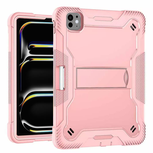 Case for Apple iPad Pro 11 (2024), Techsuit, Rugged TabShell, Pink