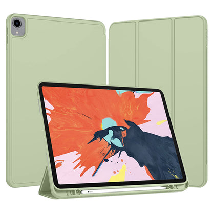 Калъф за Apple iPad Pro 12.9 (2022) / Pro 12.9 (2021) / Pro 12.9 (2020) / Pro 12.9 (2018), Techsuit, Flex Trifold, Зелен Матча