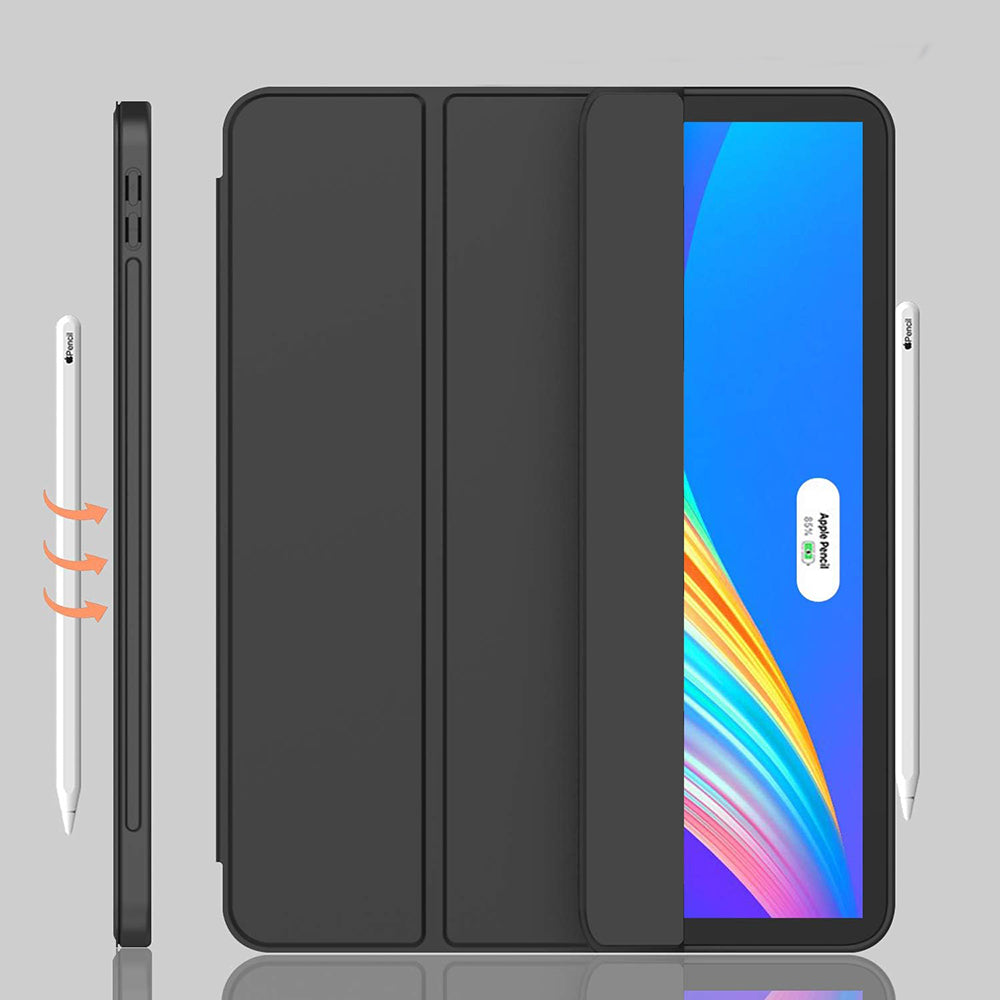 Калъф за Apple iPad Pro 12.9 (2022) / Pro 12.9 (2021) / Pro 12.9 (2020) / Pro 12.9 (2018), Techsuit, Flex Trifold, Зелен Матча